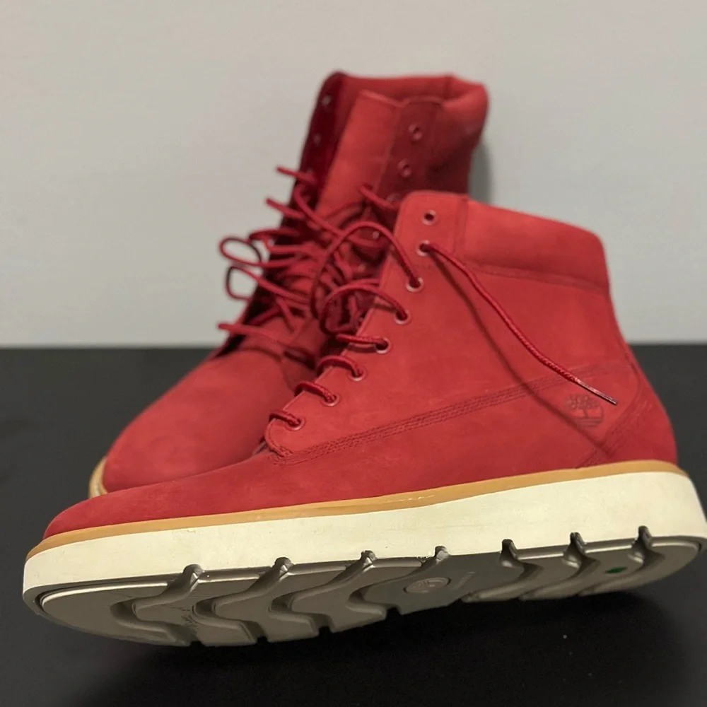 Red Timberland Kenniston Boots - Picture 4 of 4